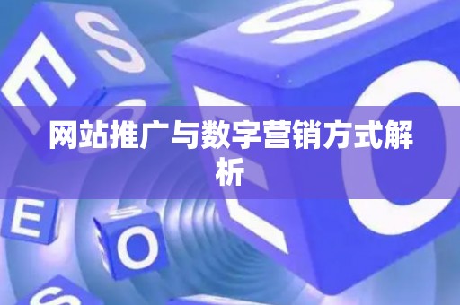 网站推广与数字营销方式解析